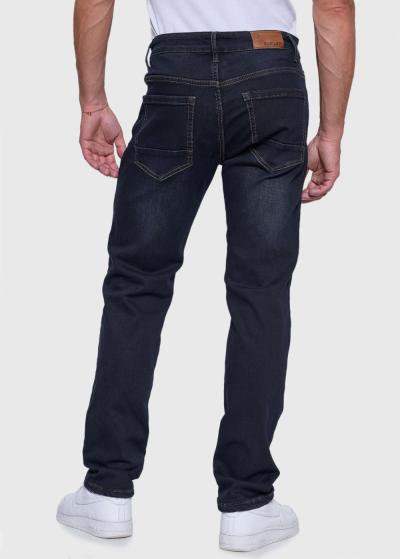 Tigran dark blue men's jeans - back