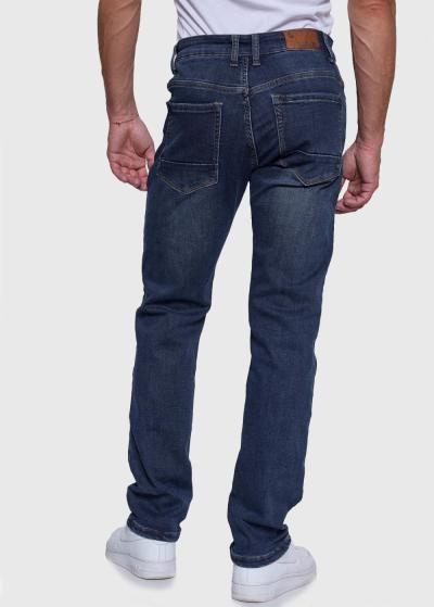 Toren blue men's jeans - back