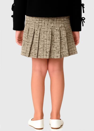 Lissie bēši gofrēti svārki  - back