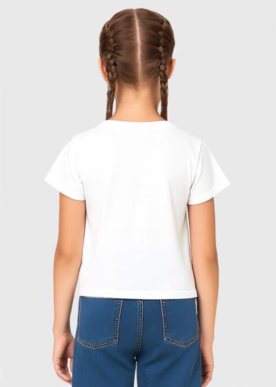 Stephy balts t-krekls - back