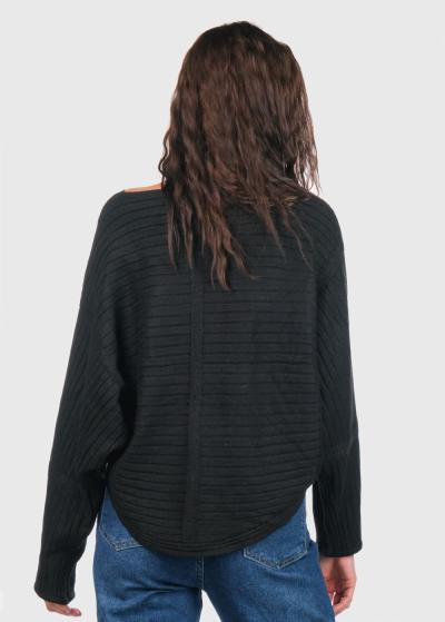 Sally melns džemperis - back
