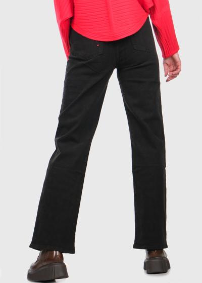 Ruth melni džinsi ar augstu jostasvietu - back