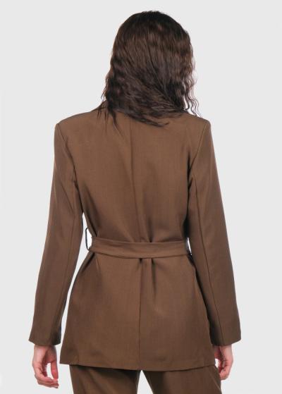 Ray brūna žakete ar jostu  - back