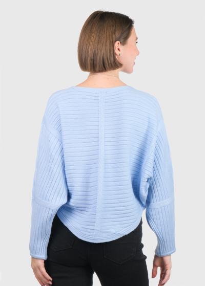 Sally gaiši zils džemperis - back