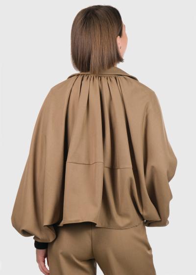 Natalie bēša jaka-bomberis - back