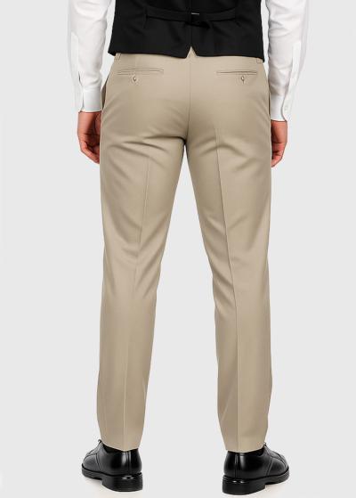 Theo bēšas vīriešu bikses - back