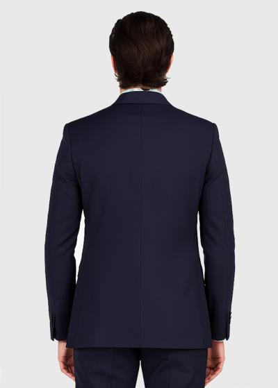 Tony tumši zils pieguļošais uzvalks - back