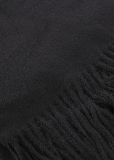 Shell melna šalle ar bārkstīm  - back