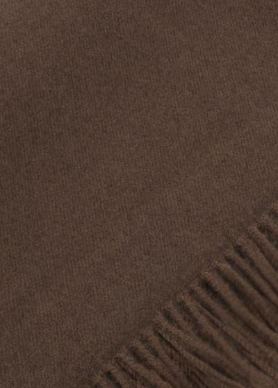 Shell brūna šalle ar bārkstīm  - back