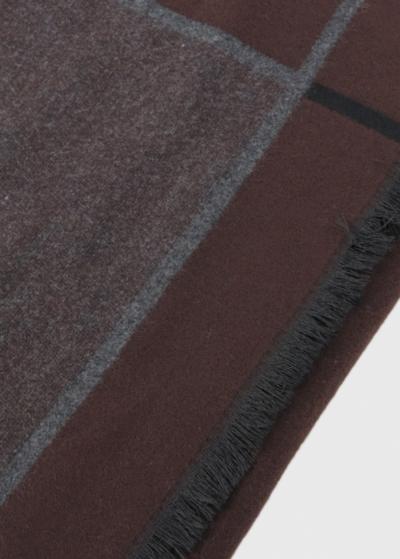 Serdar brūna vīriešu šalle - back