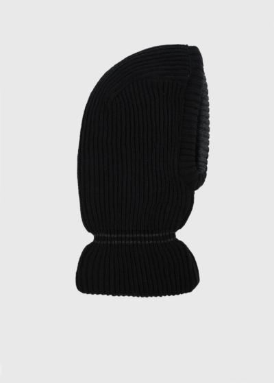 Nairi melna adīta balaklava - back