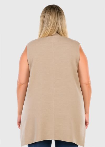 Camilla beige cardigan - back