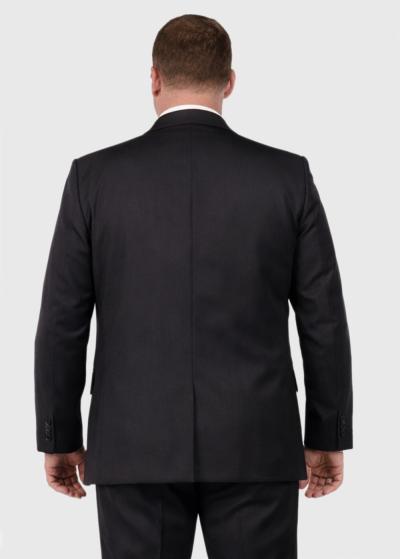 Krister melns klasisks uzvalks ar vilnu - back