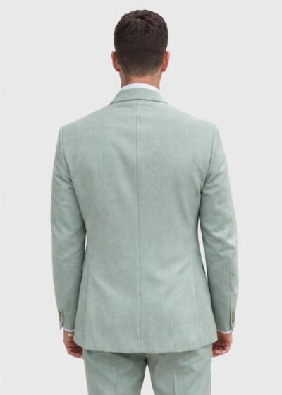 Kai gai&scaron;i zaļ&scaron; pieguļo&scaron;ais uzvalks - back