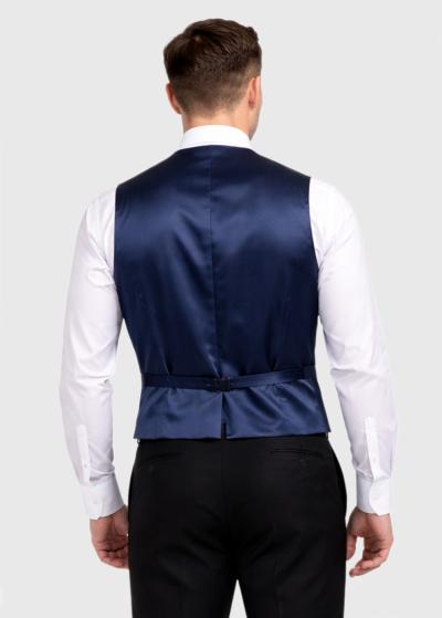 Kiano zila vīrie&scaron;u klasiska veste - back