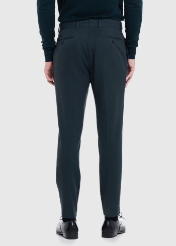 Pino Slim Fit темно-зеленые мужские штаны - back