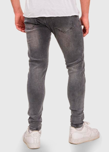 Armando Slim Fit серые мужские джинсы - back