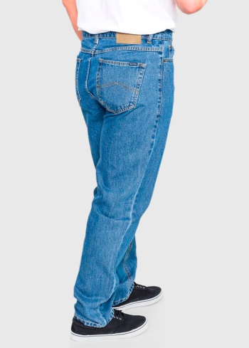 Amedeo Slim Fit светло синие джинсы Большого Размера - back