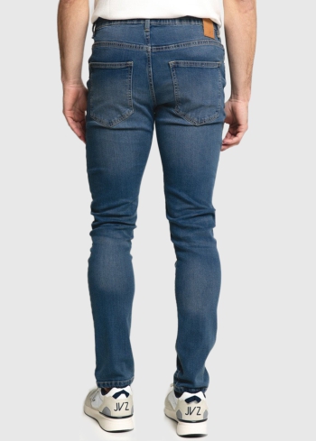Eustorgio Slim Fit синие мужские джинсы - back