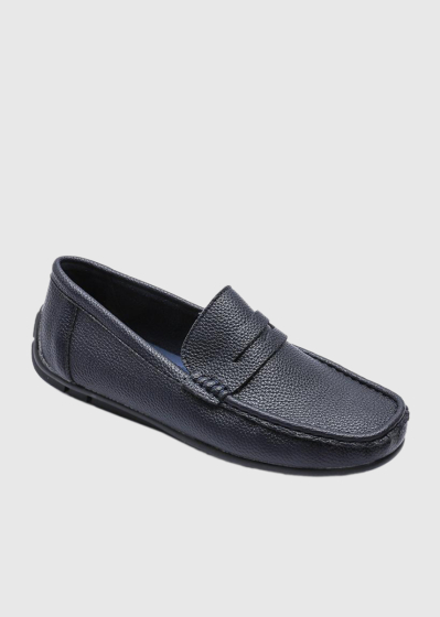 Ramo dark blue moccasins