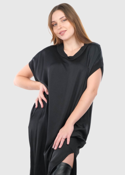 Laura black oversized dress