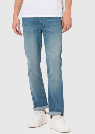 Regular Fit light blue men's jeans