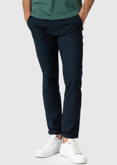 Slim Fit темно-синие мужские брюки