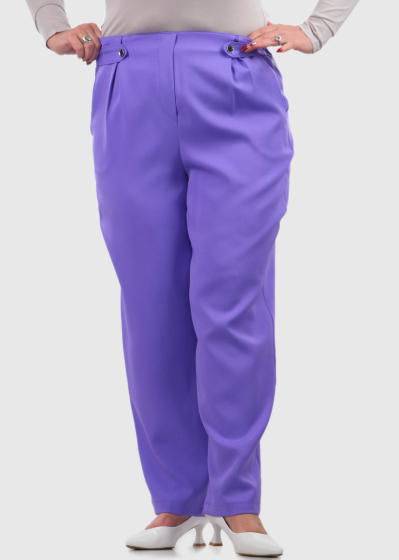 Itala Lielo izmēru violetas bikses