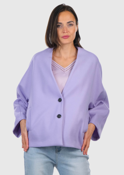 Timotea light purple short coat