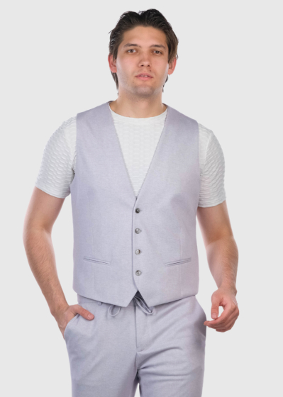 Tereso light purple classic vest