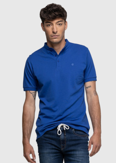 Macrino men's blue polo shirt