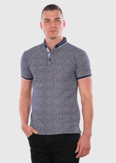 Damián men's emroidered polo shirt