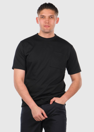 Candelario black t-shirt with pocket