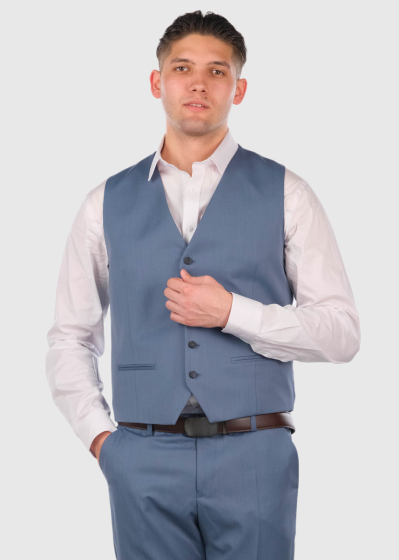 Conrado blue classic vest
