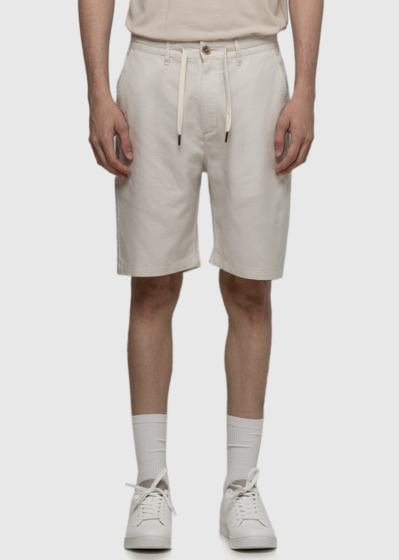Galeaso beige men's shorts with pockets