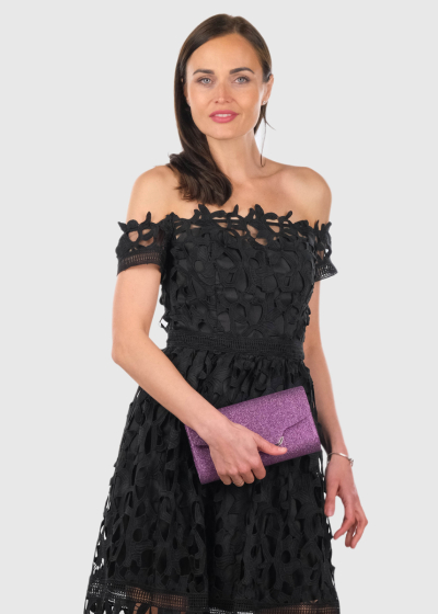 Justa black evening dress