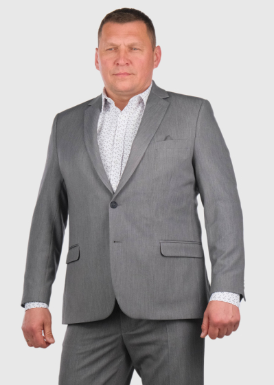 Manrique Regular Fit grey men's suit