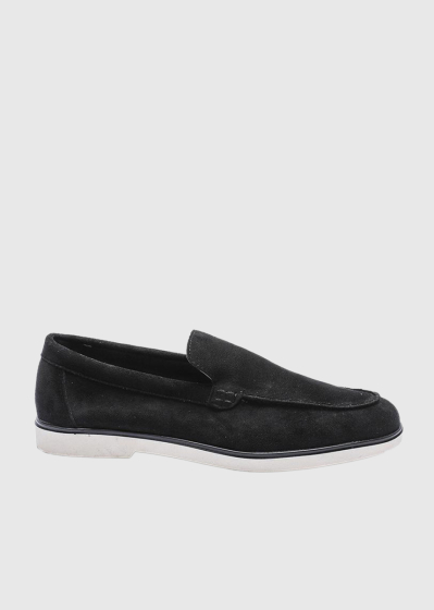 Argo black men's moccasins