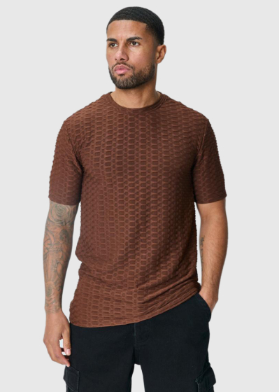 Teófilo brown men's t-shirt