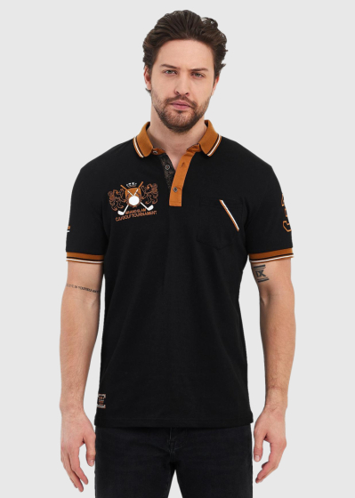 Archy black men's Polo Shirt