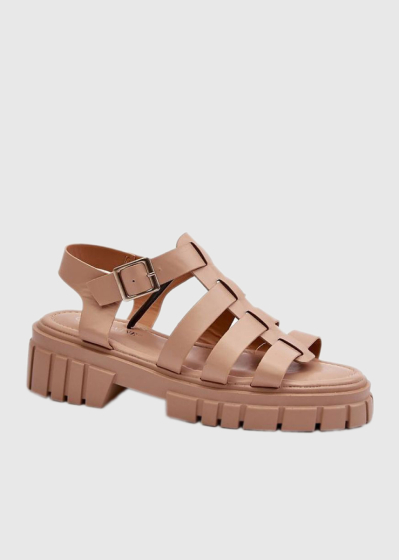 Aaliyah beige women's sandals