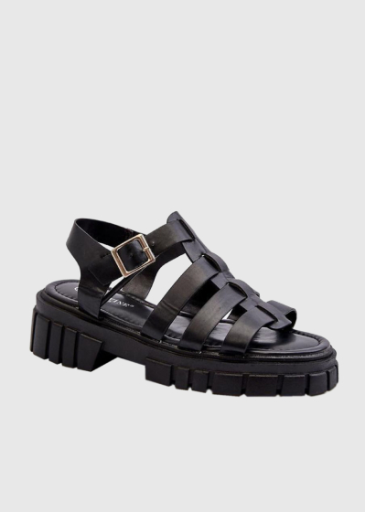 Aaliyah black women's sandals