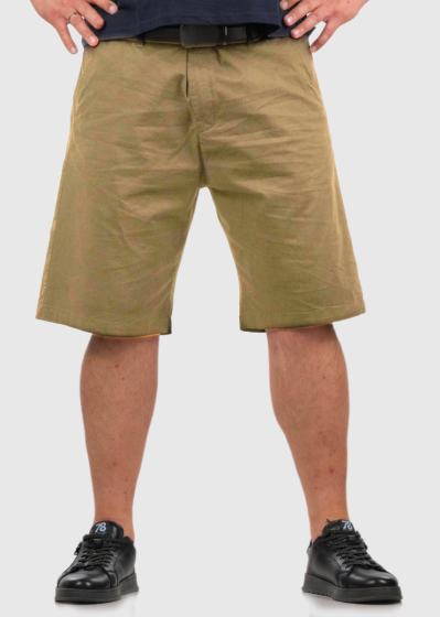 Blaz Plus Size beige men's shorts