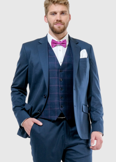 Giambattista Slim Fit dark blue suit