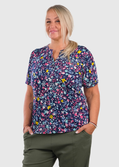 Asiya Plus Size printed blouse
