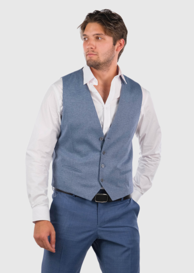 Daryl blue classic vest 