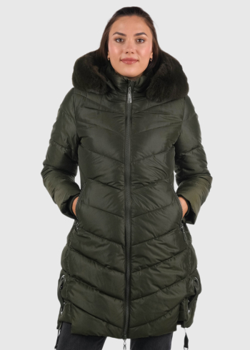 Etna dark green women's jacket