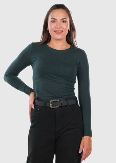 Erato dark green women's longsleeve