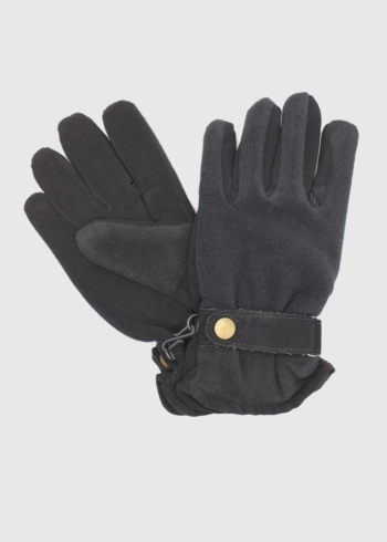 Ismaele black mens gloves