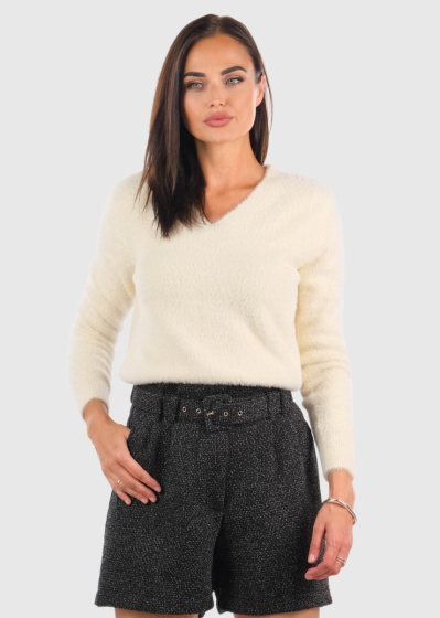 Glory beige one color sweater